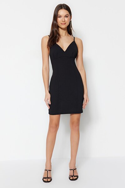 Kleid - Schwarz - Bodycon