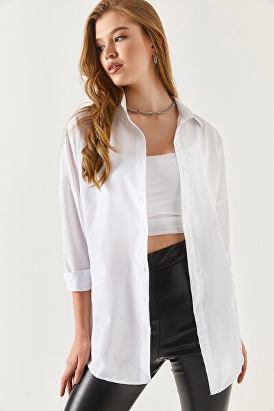 Shirt - White - Oversize
