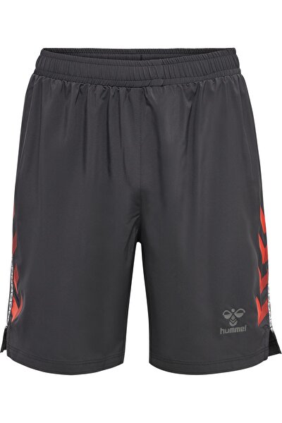 Kurze Sporthose - Grau - Mittlerer Bund
