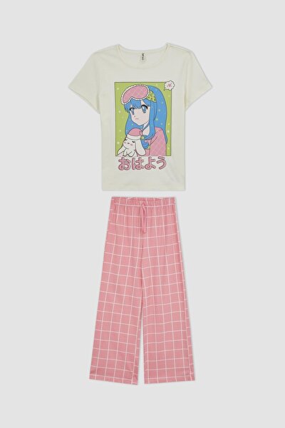 Pyjama - Ecru - Print