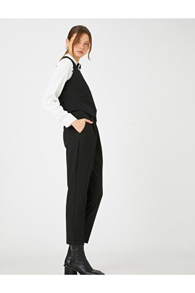Hose - Schwarz - Straight