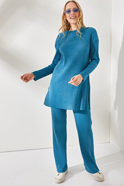 Two-Piece Set - Blue - Relaxed fit