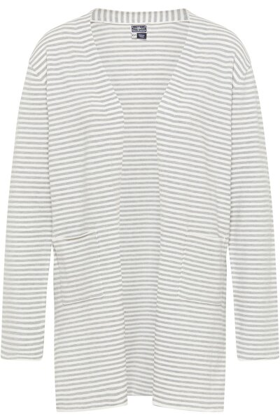 Strickjacke - Weiß - Regular Fit