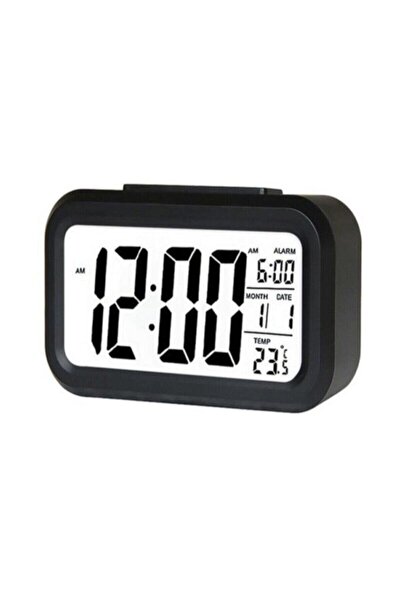 smart lcd isikli sensorlu termometreli alarmli dijital masa saati pil fiyati yorumlari trendyol
