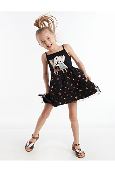 Kleid - Schwarz - A-Linie