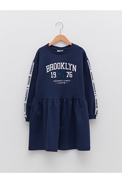 Kleid - Dunkelblau - A-Linie