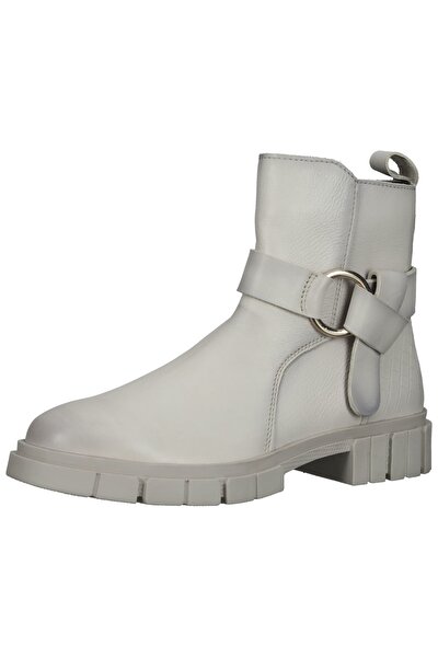 Stiefelette - Weiß - Blockabsatz