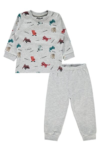 civil baby erkek bebek pijama takimi 0 6 ay gri fiyati yorumlari trendyol