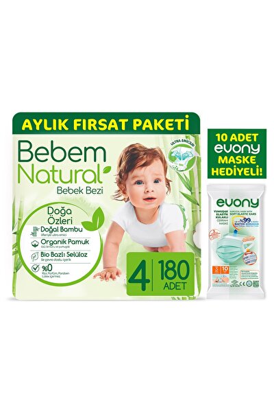 bebem natural bebek bezi 4 beden maxi 30 adet fiyati yorumlari trendyol