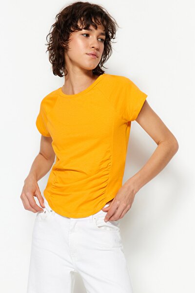 T-Shirt - Orange - Slim Fit