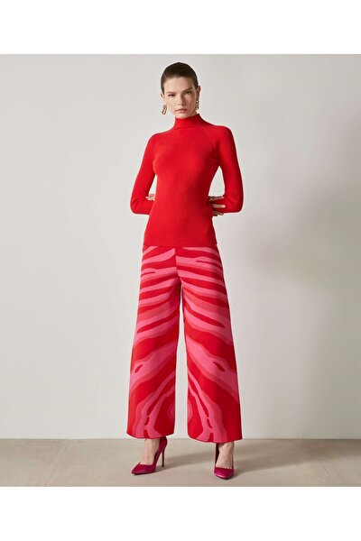 Pants - Pink - Wide leg