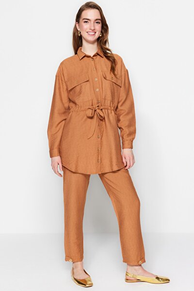 Two-Piece Set - Brown - Regular fit