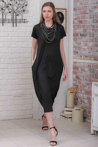 Kleid - Schwarz - Basic
