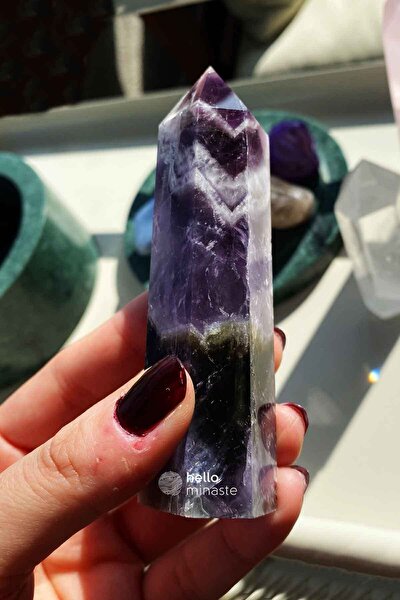 Hello Minaste Kristal Kuvars Tasi Piramit Enerji Kulesi Fiyati Yorumlari Trendyol