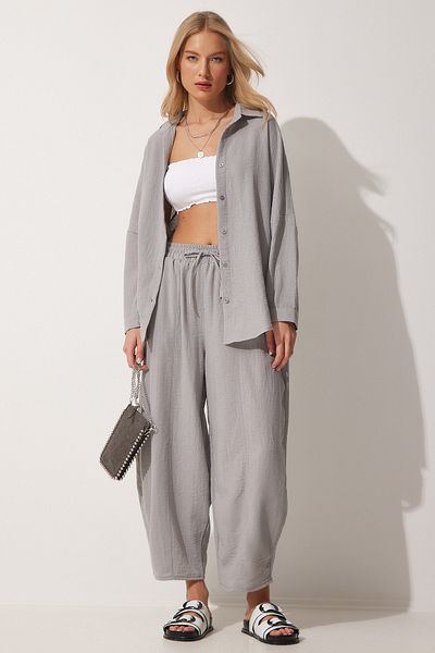 Two-Piece Set - Gray - Regular fit