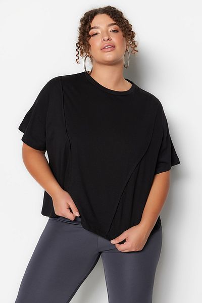 Große Größen in T-Shirt - Schwarz - Regular Fit