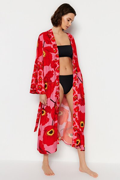 Kimono & Kaftan - Rot - Relaxed Fit