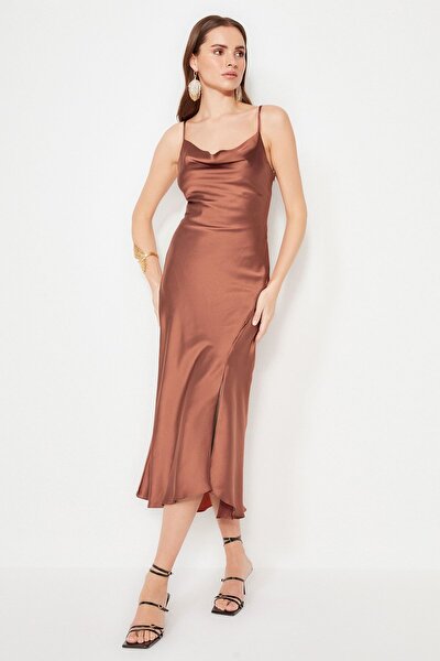 Dress - Brown - Shift
