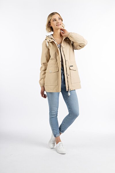 Regenjacke - Beige - Basic
