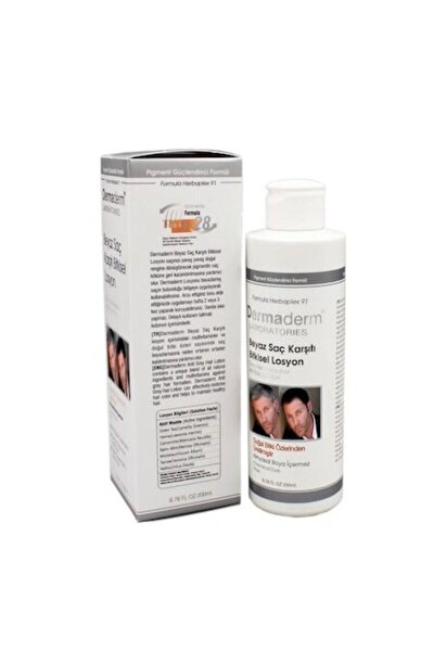dermaderm beyaz sac karsiti bitkisel sampuan 250 ml beyaz sac karsiti bitkisel losyon 200 ml fiyati yorumlari trendyol