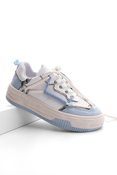 Sneaker - Blau - Flacher Absatz