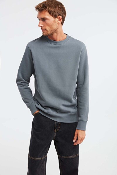 Sweatshirt - Grau - Relaxed Fit