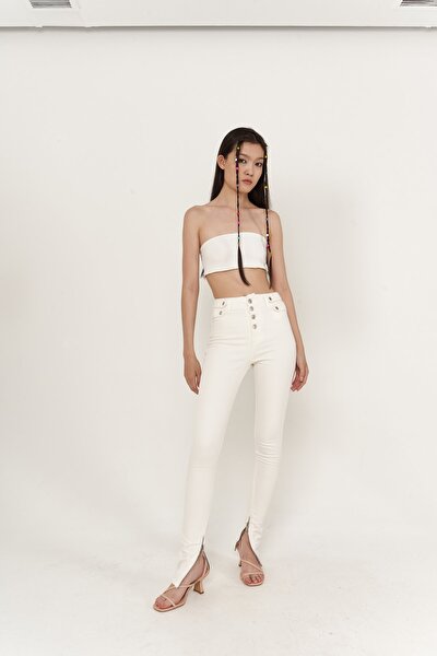 Jeans - White - Straight