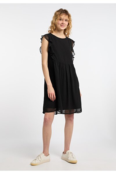 Kleid - Schwarz - Basic