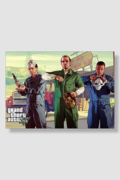 Poster Cartaz Jogo Grand Theft Auto V Gta 5 P - Pop Arte Poster - Pôster -  Magazine Luiza