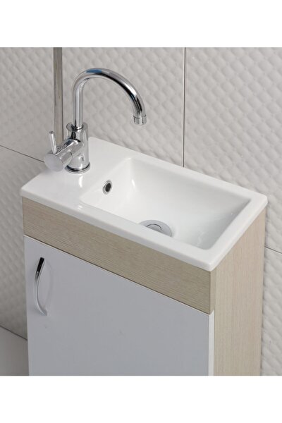 turkuaz mini lavabo 24 42 cm banyo ve tuvalet icin fiyati yorumlari trendyol