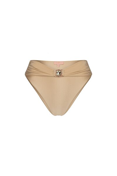 Bikini-Hose - Beige - Unifarben