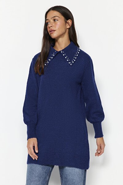 Sweater - Navy blue - Regular fit