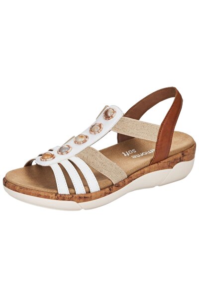 Sandalette - Weiß - Keilabsatz