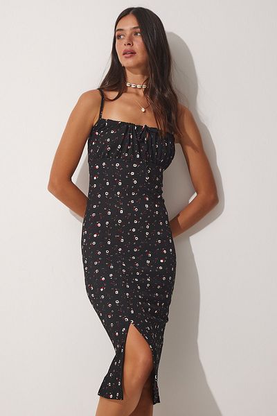 Kleid - Schwarz - Bodycon