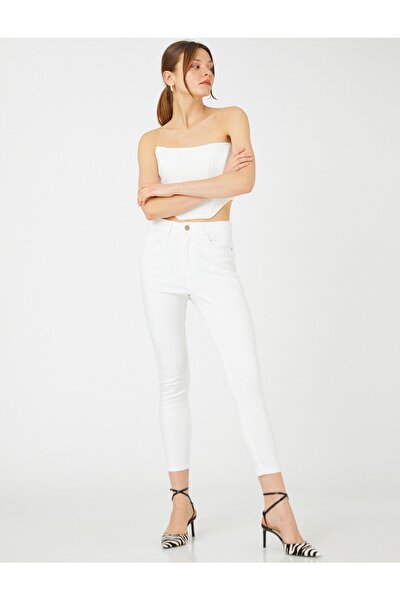 Jeans - Weiß - Skinny