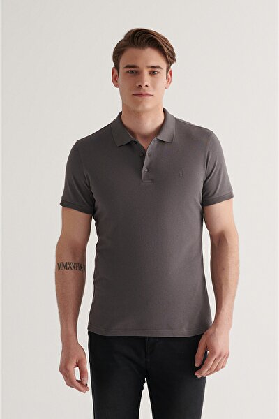 Polo T-shirt - Gray - Regular fit