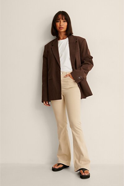 Jeans - Beige - Skinny