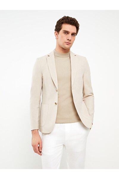 Blazer - Beige - Regular Fit