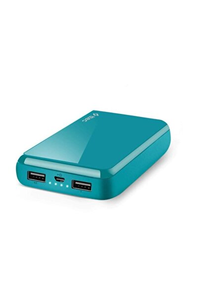 Recharger 10.000 Mah Taşınabilir Şarj Aleti / Powerbank Turkuaz