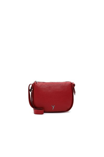 Handtasche - Rot - Strukturiert