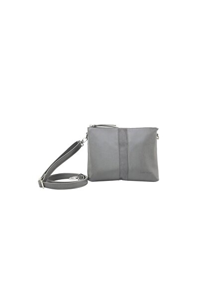 Handtasche - Grau - Strukturiert