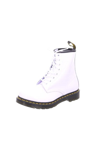 Stiefelette - Weiß - Flacher Absatz
