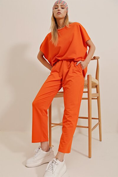Sweatsuit - Orange - Regular fit