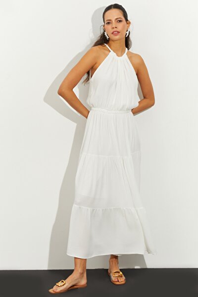 Dress - White - A-line