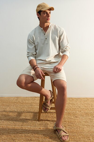 Hemd - Ecru - Relaxed Fit