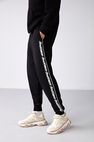 Jogginghose - Schwarz - Slim