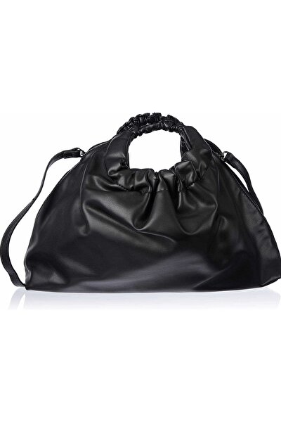 Handtasche - Schwarz - Strukturiert