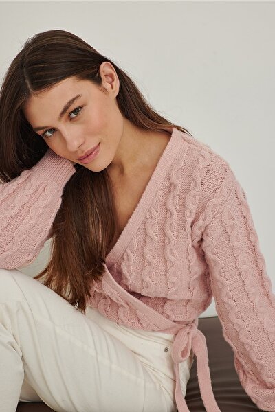 Strickjacke - Rosa - Regular Fit