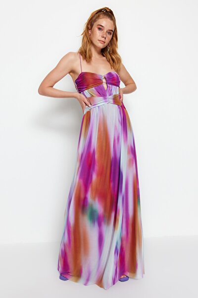 Evening & Prom Dress - Multicolored - A-line