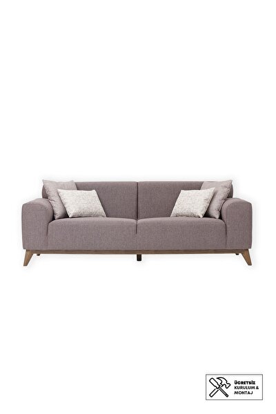 enza home netha 3 lu yatakli koltuk vizon keten kumas fiyati yorumlari trendyol